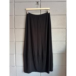 Heartstring Black Maxi Skirt size 1X in Black